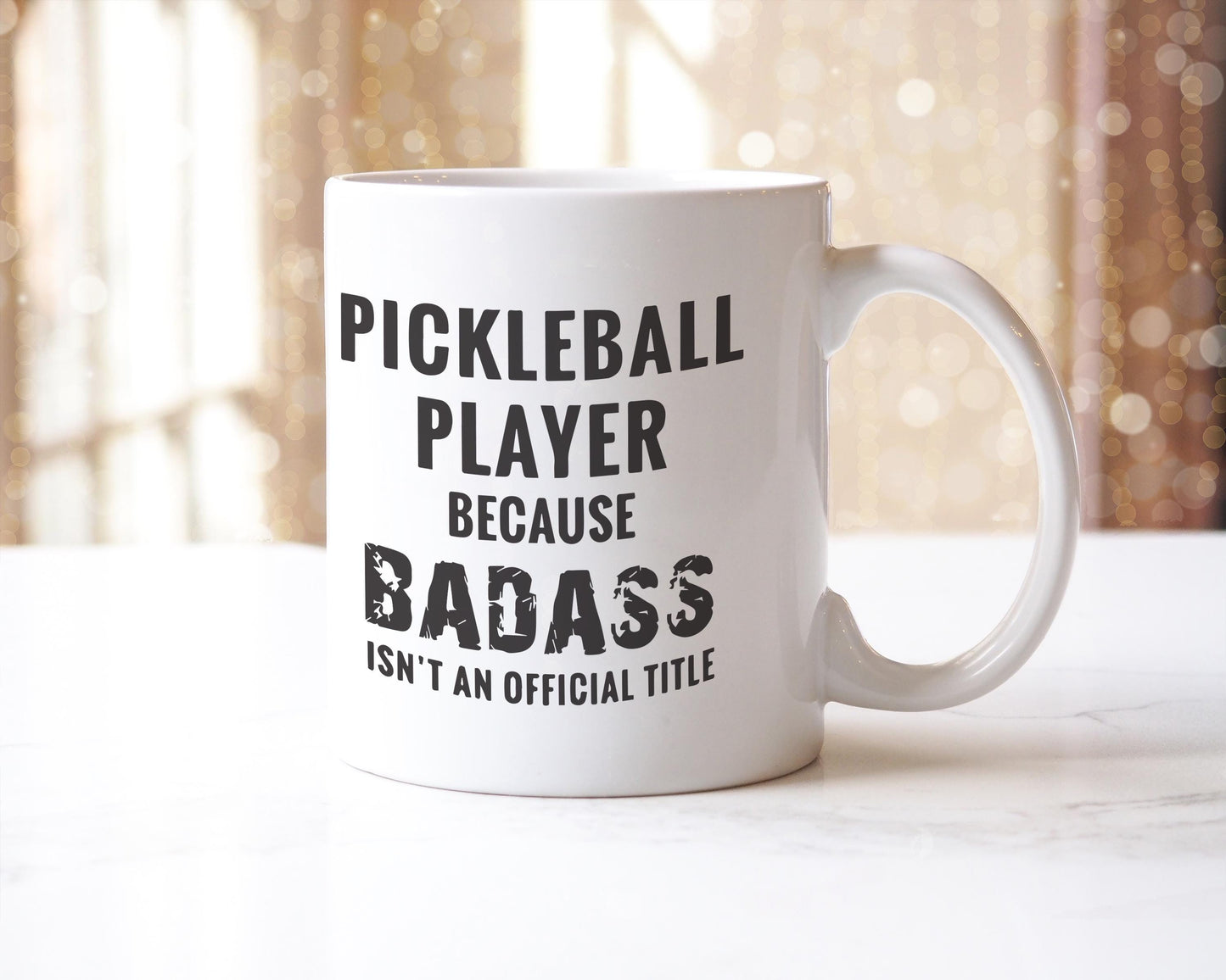 Pickleball Player Mug: Funny Novelty Gift for Sports Lover
