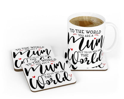 Mother's Day Mug & Coaster Set: Mum/Grandma Coffee Tea Gift