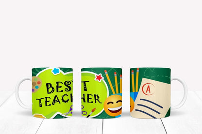 Best Teacher Mug And Coaster Gift Set School Leavers Thank You Teacher Present