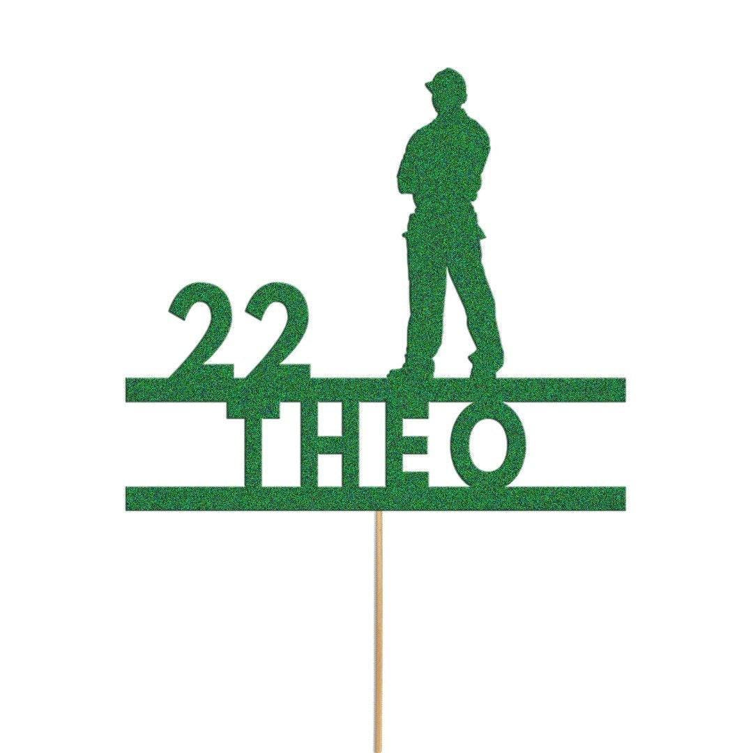 Personalised Plumber Construction Builder Cake Topper Electrician Cake Decoration Any Name and Age