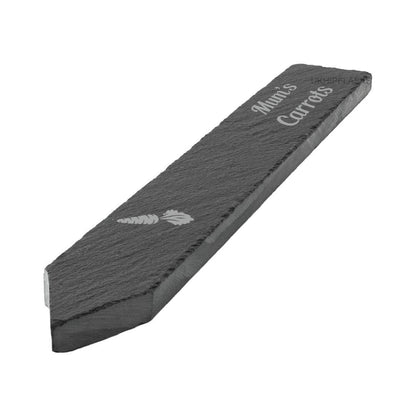 Personalised Slate Outdoor Plant Vegetables Fruits Marker: Laser Engraved Garden Labels