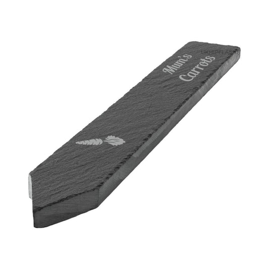 Personalised Slate Outdoor Plant Vegetables Fruits Marker: Laser Engraved Garden Labels