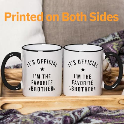 Gifts for Brother Birthday Funny from Sister | Ceramic Coffee Mug | 11 OZ
