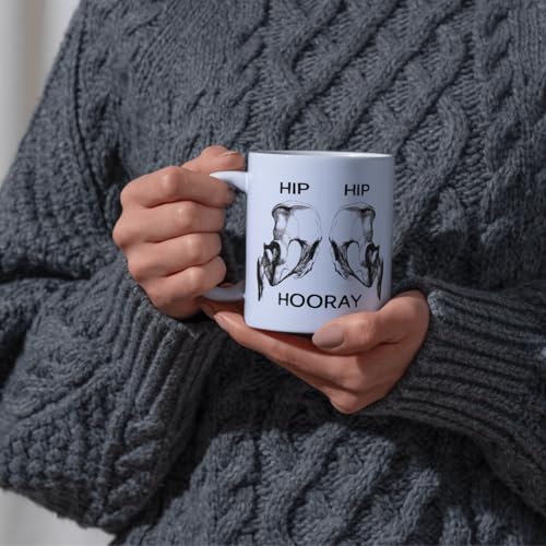 Cheerful Celebration with Hip Hooray Print Fun | Ceramic Coffee Mug | 11 OZ