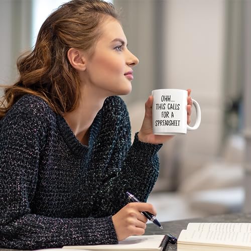 Funny for Office Excel Accountant Gifts This | Ceramic Coffee Mug | 11 OZ