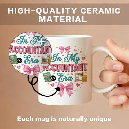 In My Accountant Era Funny Theme for | Ceramic Coffee Mug | 11 OZ