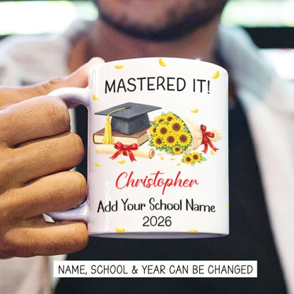 Personalized Mastered It Accent with Name | Customised Coffee Mug | 11 OZ