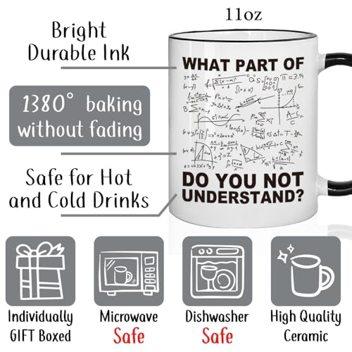 Funny Teacher Appreciation Gift for Math Gifts | Ceramic Coffee Mug | 11 OZ