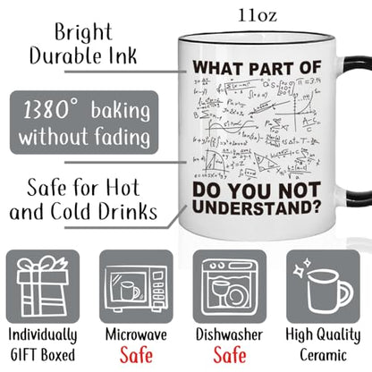 Funny Teacher Appreciation Gift for Math Gifts | Ceramic Coffee Mug | 11 OZ