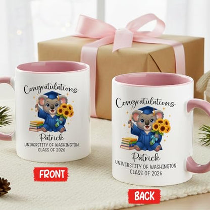 Congratulations Graduate Gifts For Student | Customised Coffee Mug | 11 OZ