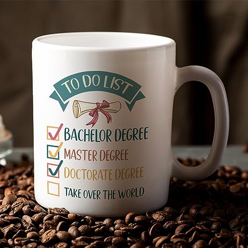 PhD Doctor Graduation Gifts Doctorate Degree | Ceramic Coffee Mug | 11 OZ