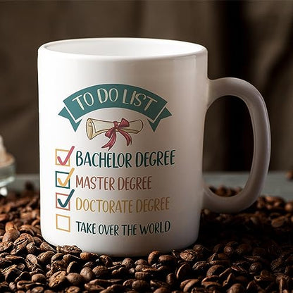 PhD Doctor Graduation Gifts Doctorate Degree | Ceramic Coffee Mug | 11 OZ
