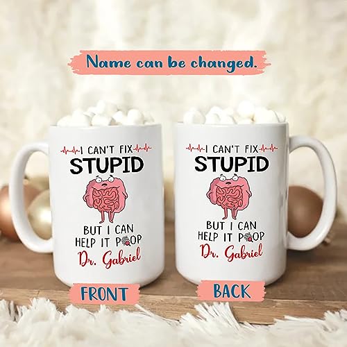 Personalized Gastroenterologists I Fix | Customised Coffee Mug | 11 OZ