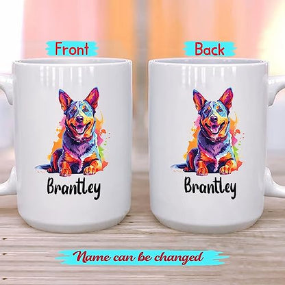 Australian Cattle Dog Gift For Men Women | Customised Coffee Mug | 11 OZ