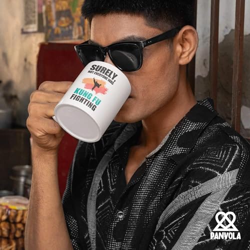 Surely Not Everyone Was Kung Fu Fighting Gifts | Ceramic Coffee Mug | 11 OZ