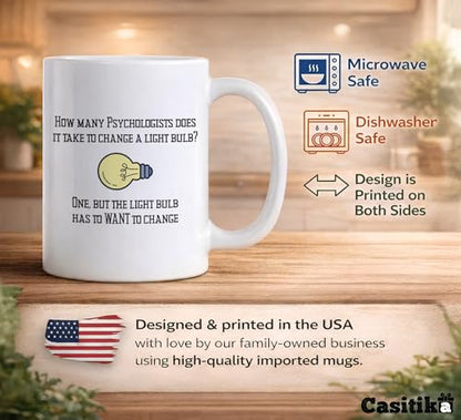 Psychology Gifts Psychologist Funny | Ceramic Coffee Mug | 11 OZ
