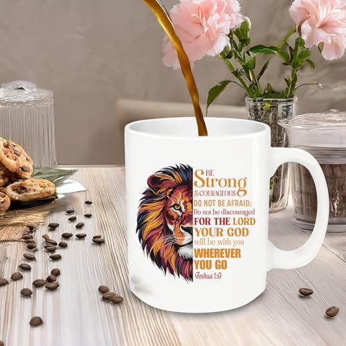 Christian Gifts for Men Religious | Ceramic Coffee Mug | 11 OZ