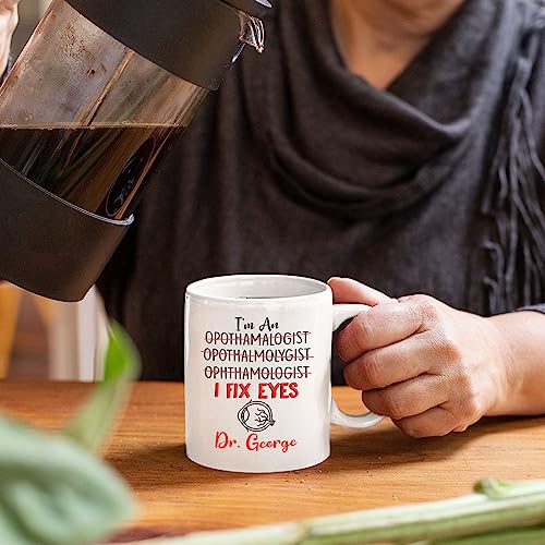 Personalized Name I Fix Eyes Gift For | Customised Coffee Mug | 11 OZ