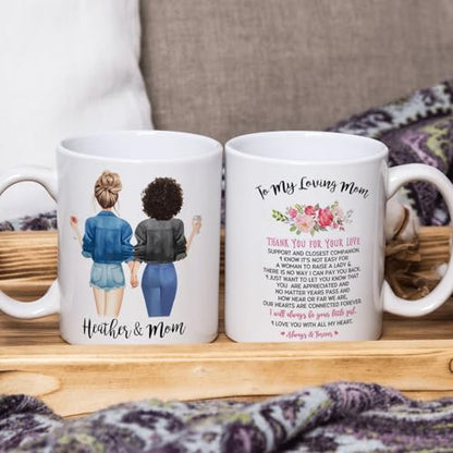 Custom Mother s day Gifts from Daughter | Customised Coffee Mug | 11 OZ