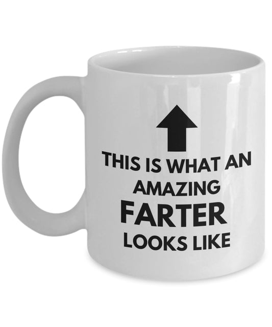 Amazing Farter | Ceramic Coffee Mug | Father's Day Gift | Stylish Printed Design | Tea & Coffee Cup | 11oz