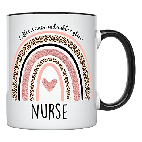Nurse for Women Rn Nurses Graduate | Ceramic Coffee Mug | 11 OZ