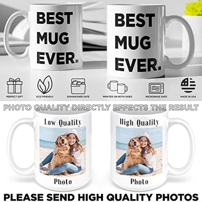 Custom Photo 11- Personalized w Picture | Customised Coffee Mug | 11 OZ