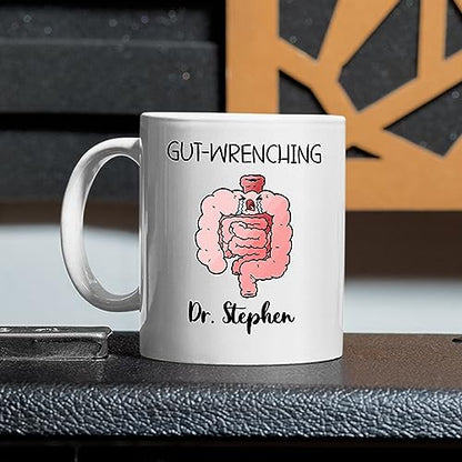 Personalized Gastroenterologist Floral | Customised Coffee Mug | 11 OZ