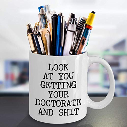 HollyWood Twine PHD Graduation for Doctor MD | Ceramic Coffee Mug | 11 OZ