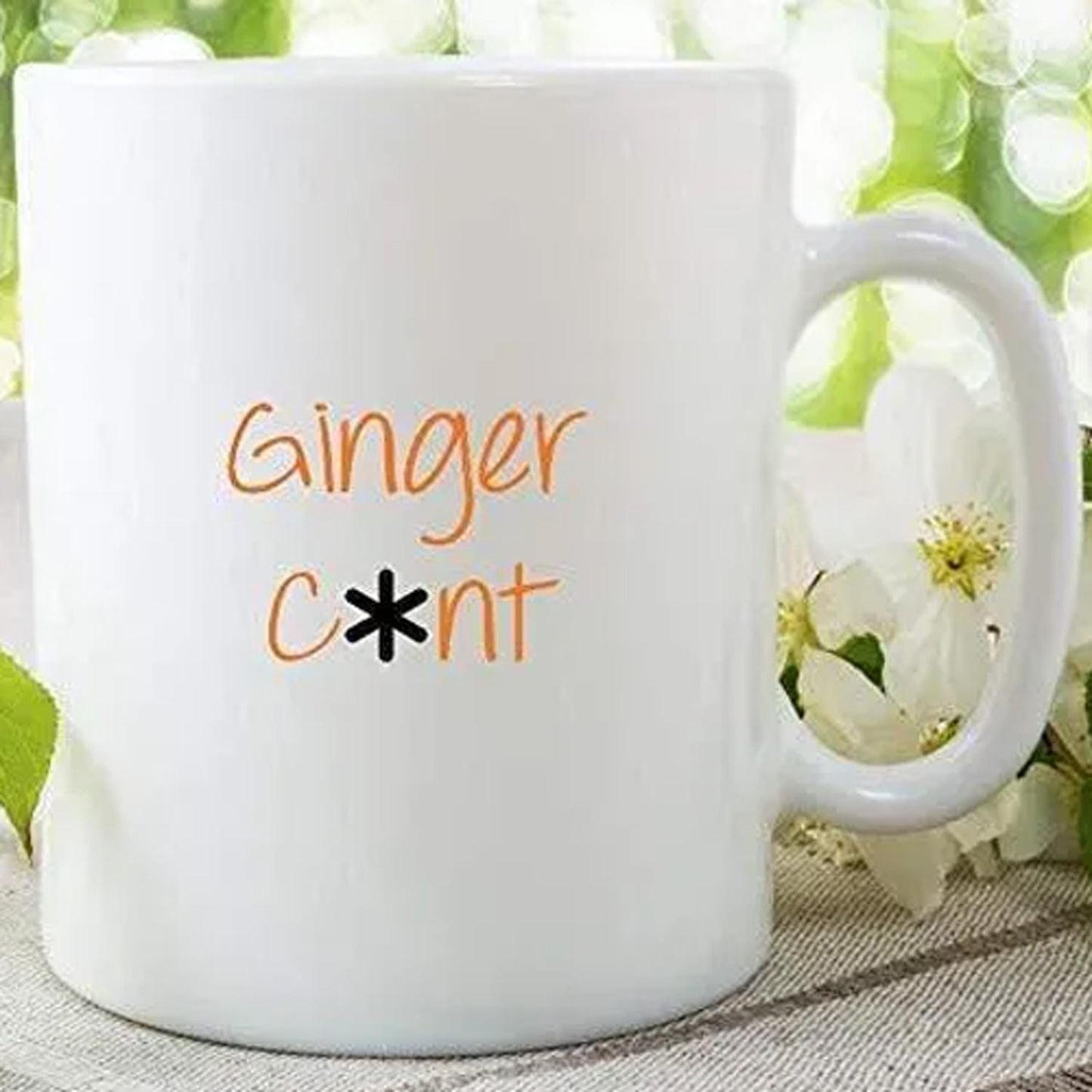 Funny Ginger Cnt Mug - Novelty Rude Cheeky Office Gift