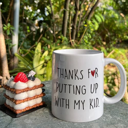 Daycare Provider Gifts Thanks for Putting up | Ceramic Coffee Mug | 11 OZ