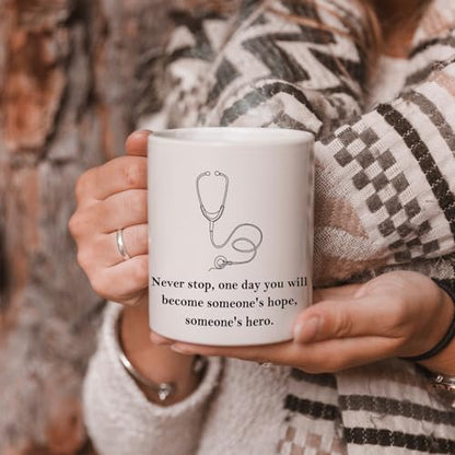 Nurse Inspirational Nursing Medical Student | Ceramic Coffee Mug | 11 OZ