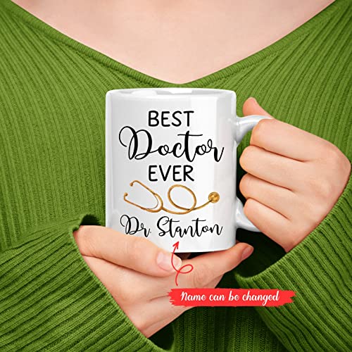 Best Doctor Ever Personalized With Name | Customised Coffee Mug | 11 OZ