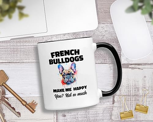French Bulldog Gifts Frenchie For Mom Or Dad | Ceramic Coffee Mug | 11 OZ