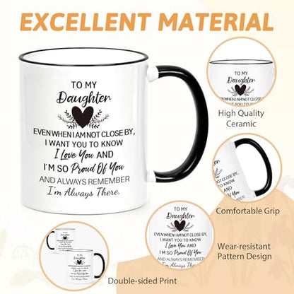 Daughter Gifts from Mom Dad Mothers Day for | Ceramic Coffee Mug | 11 OZ