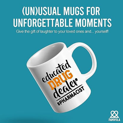 Educated Drug Dealer Funny Sarcastic | Ceramic Coffee Mug | 11 OZ