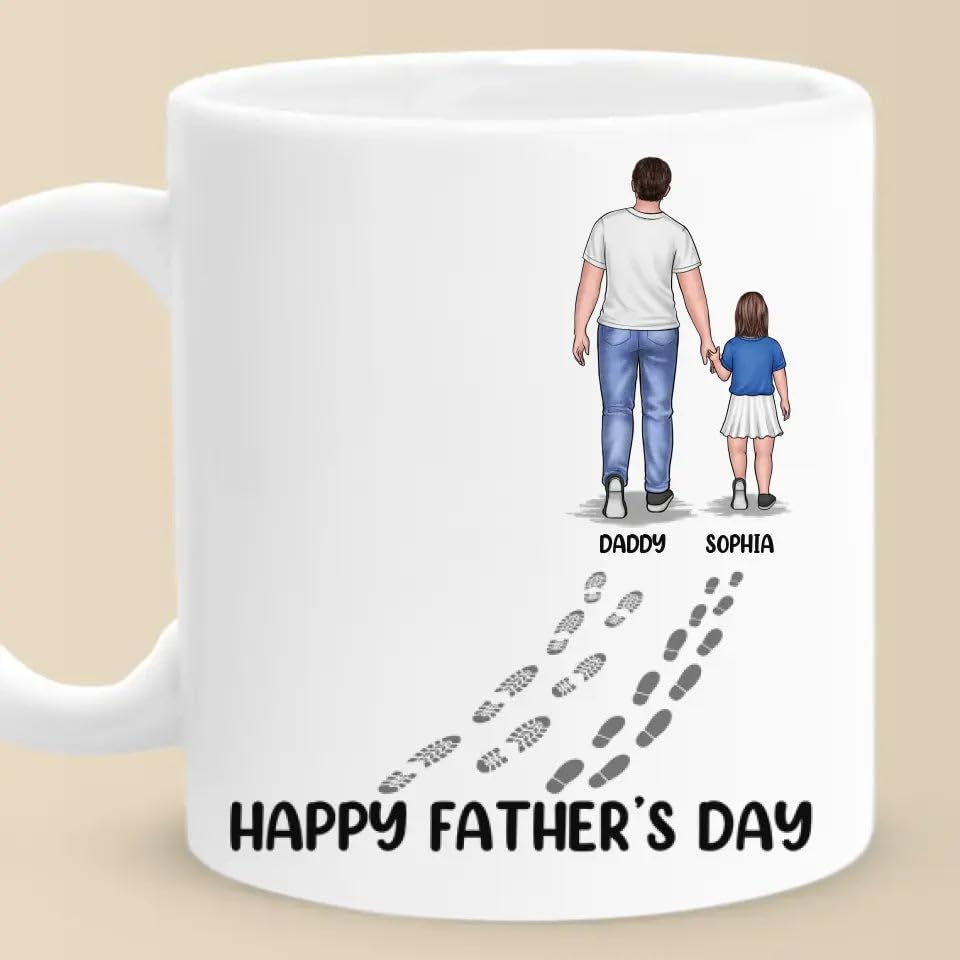 Happy Father s Day Gift Family Personalized | Customised Coffee Mug | 11 OZ
