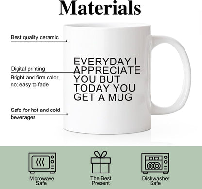 Perfect Father's Day for Dad | Ceramic Coffee Mug | Father's Day Gift | Stylish Printed Design | Tea & Coffee Cup | 11oz