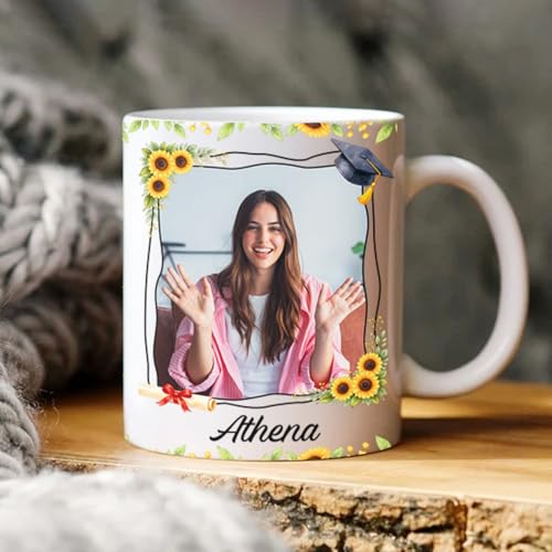 Custom Photo Name Congratulations Graduates | Customised Coffee Mug | 11 OZ