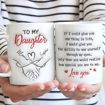 Wrappiness To My Daughter Gifts from Mom | Customised Coffee Mug | 11 OZ