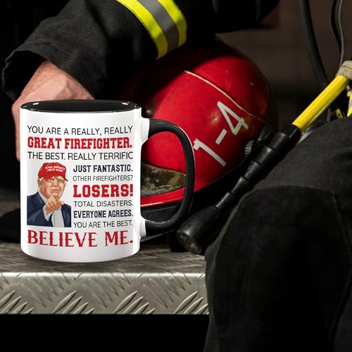 Firefighter Gifts for Men Women EMT Fireman | Ceramic Coffee Mug | 11 OZ