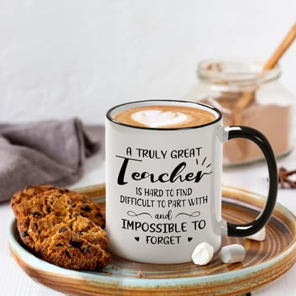 YHRJWN Teacher Appreciation Gifts for Women | Ceramic Coffee Mug | 11 OZ