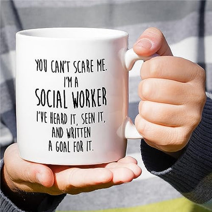 Funny Social Worker Gift Work Graduation | Ceramic Coffee Mug | 11 OZ