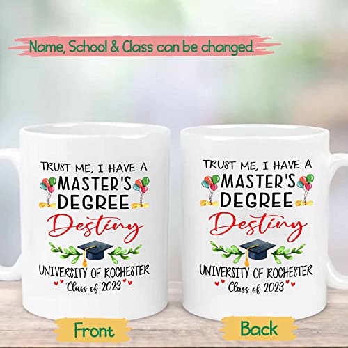 Personalized Graduation Travel Gifts Trust | Customised Coffee Mug | 11 OZ