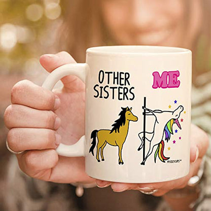 Other Sisters Me Unicorn Novelty For Little | Ceramic Coffee Mug | 11 OZ