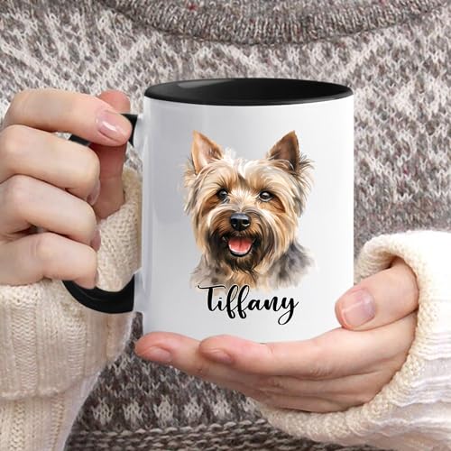 Personalized Yorkshire Dogs Accent Unique | Customised Coffee Mug | 11 OZ