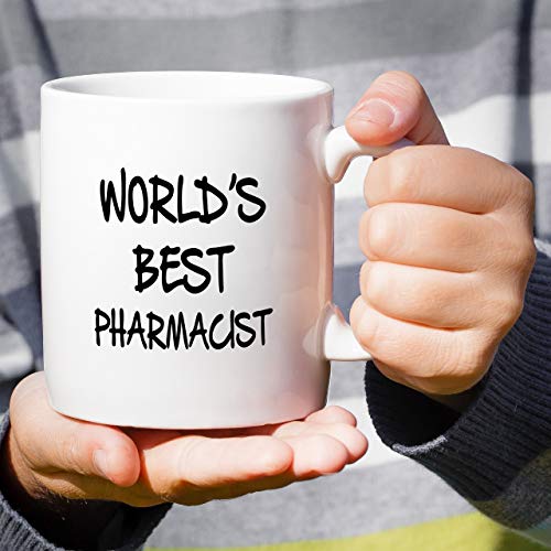 Funny World s Best Pharmacist Sarcasm | Ceramic Coffee Mug | 11 OZ