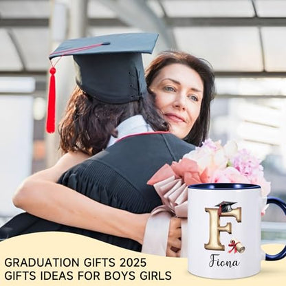 Custom Graduation with Initial Personalized | Customised Coffee Mug | 11 OZ