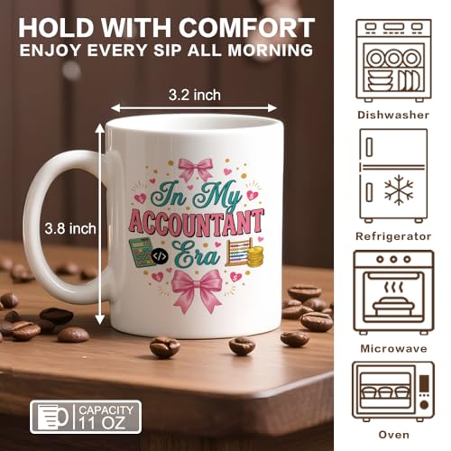 In My Accountant Era Funny Theme for | Ceramic Coffee Mug | 11 OZ