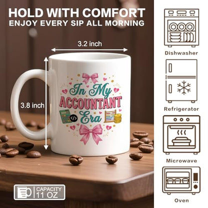In My Accountant Era Funny Theme for | Ceramic Coffee Mug | 11 OZ