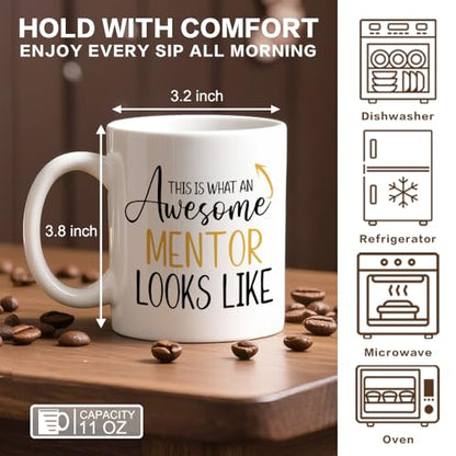 This Is What An Awesome Mentor Looks Like | Ceramic Coffee Mug | 11 OZ